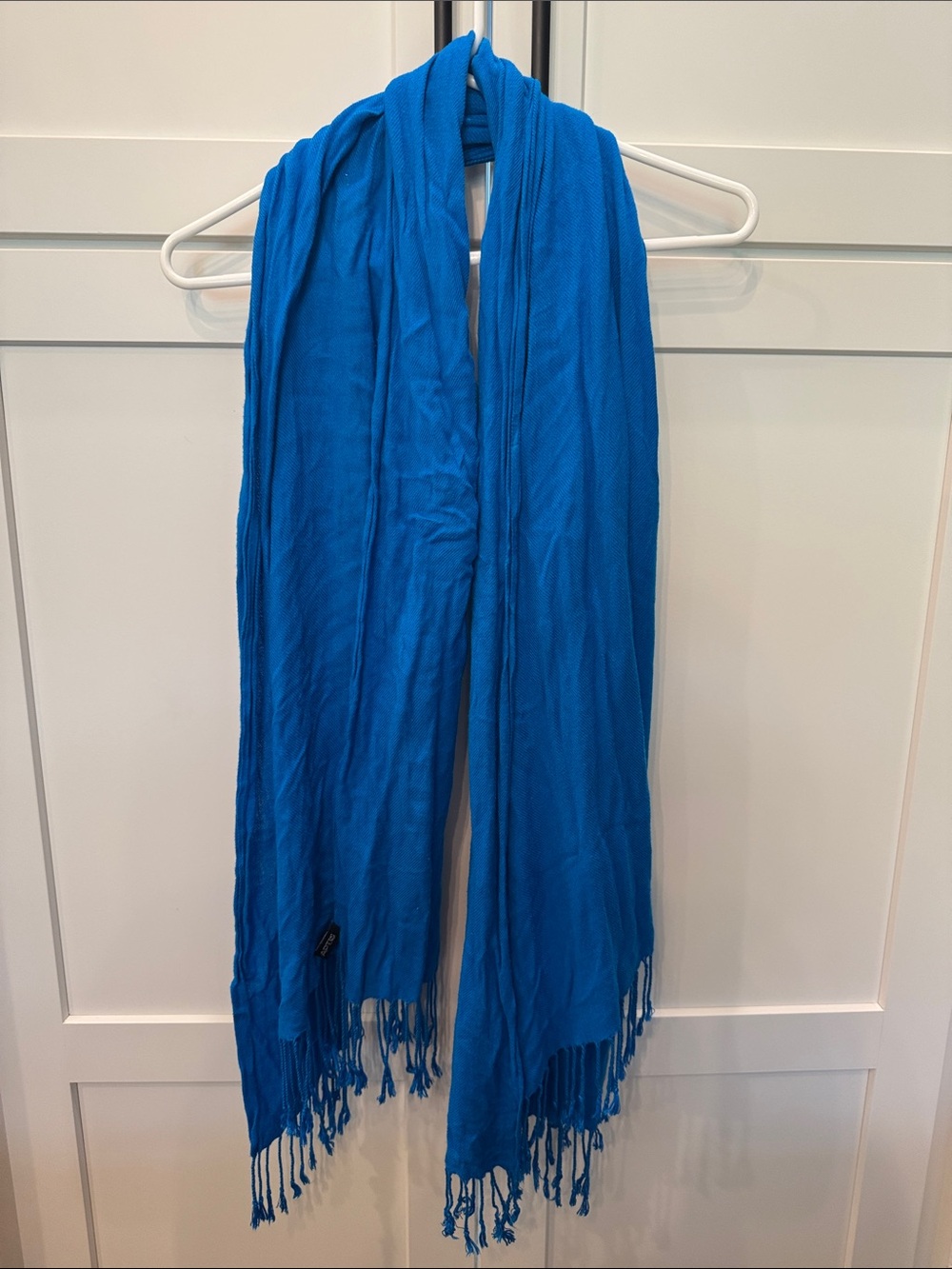 Apt. 9 Bright Blue Lightweight Fringe Scarf